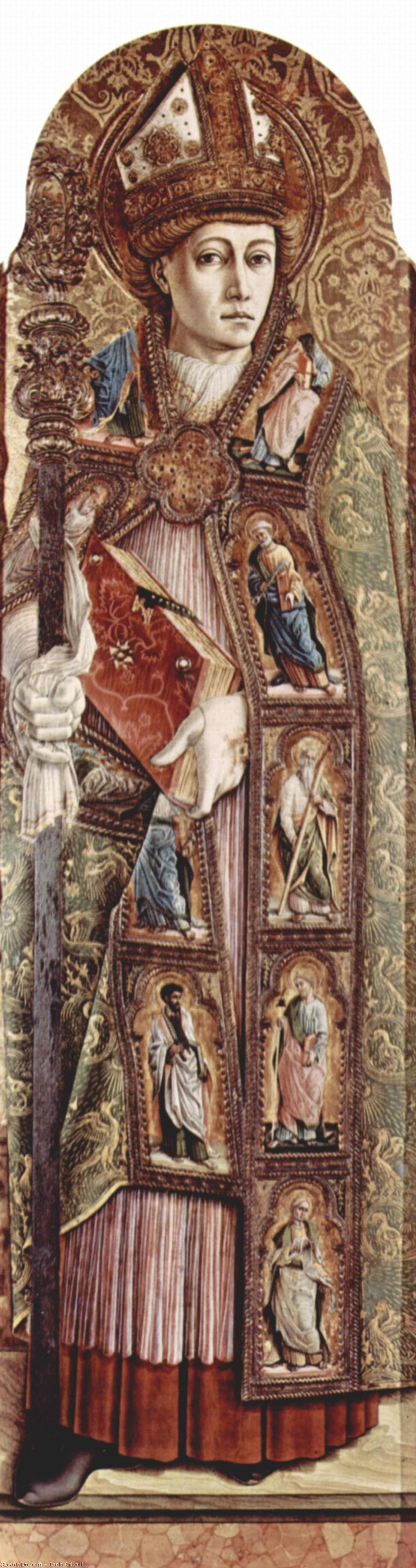 Wikioo.org - สารานุกรมวิจิตรศิลป์ - จิตรกรรม Carlo Crivelli - Saint Emidius
