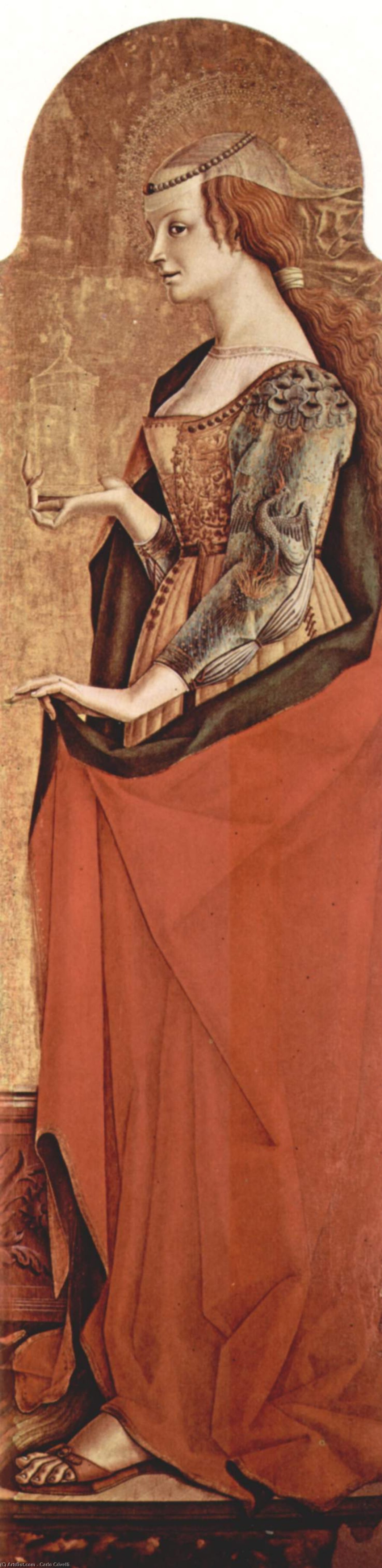 Wikioo.org - The Encyclopedia of Fine Arts - Painting, Artwork by Carlo Crivelli - Saint Mary Magdalene