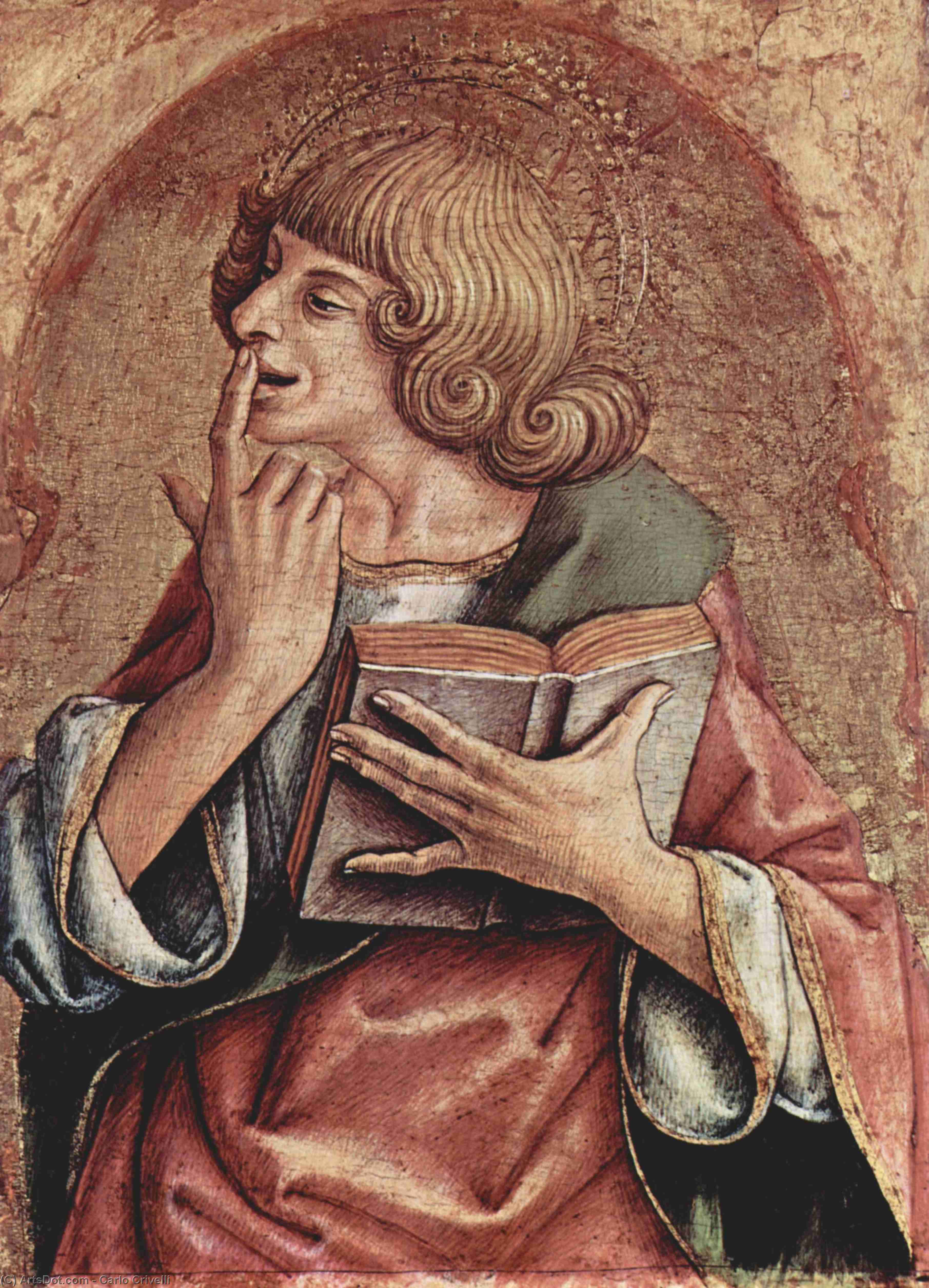Wikioo.org - The Encyclopedia of Fine Arts - Painting, Artwork by Carlo Crivelli - Saint John the Evangelist