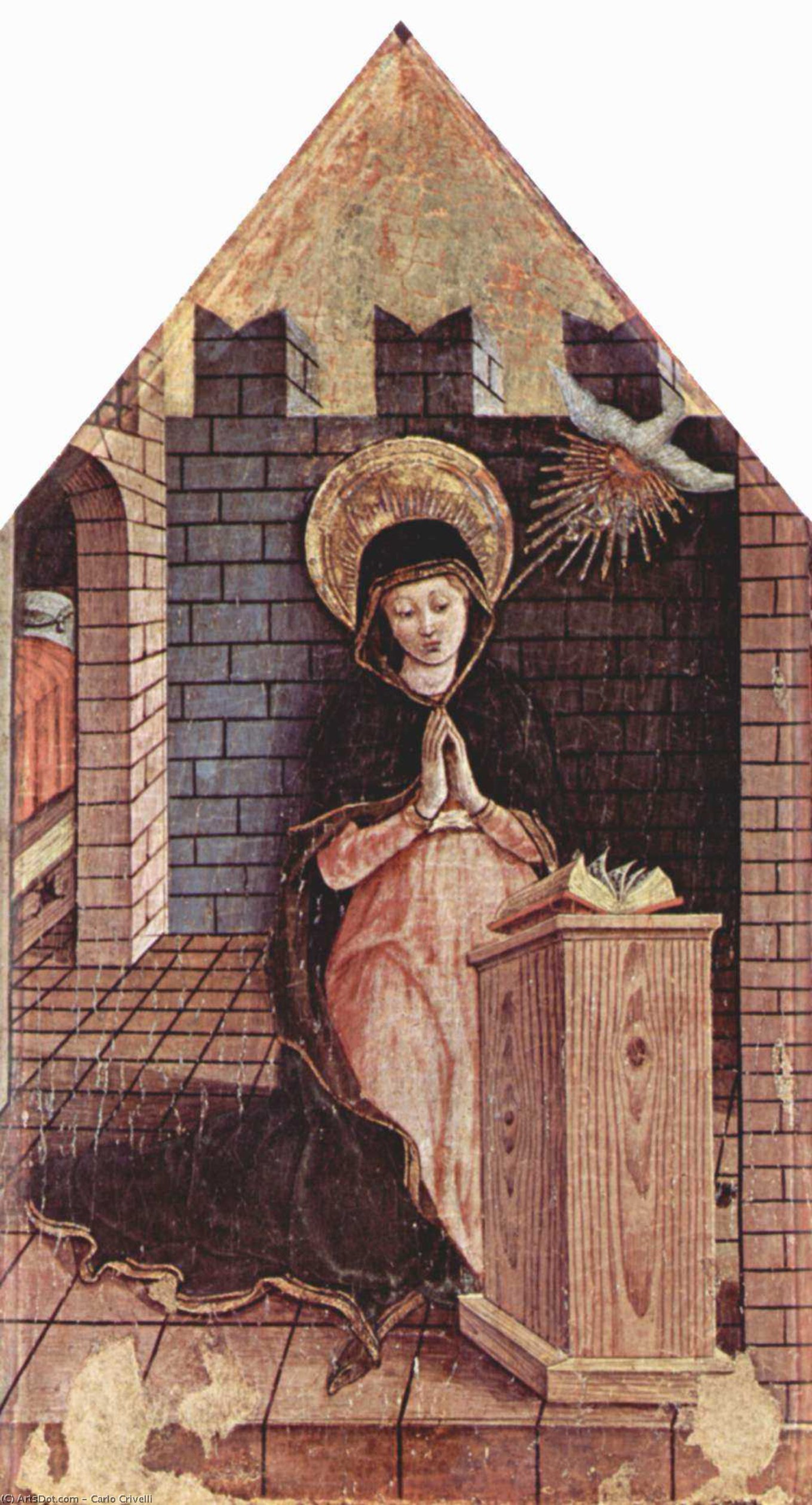 Wikioo.org - สารานุกรมวิจิตรศิลป์ - จิตรกรรม Carlo Crivelli - Virgin Annunciation