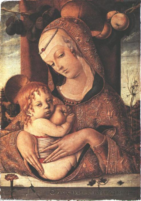 Wikioo.org - The Encyclopedia of Fine Arts - Painting, Artwork by Carlo Crivelli - Virgin and Child