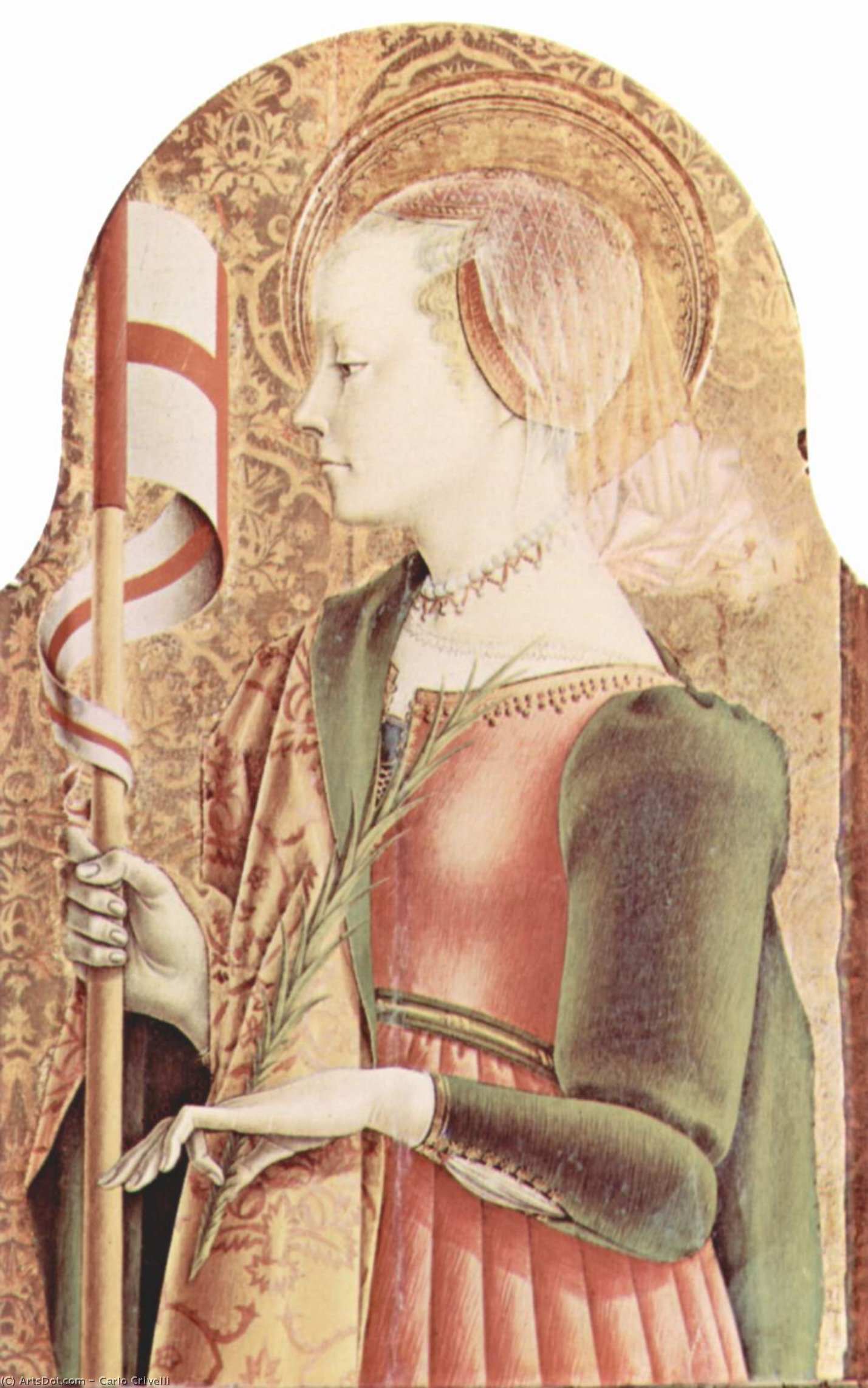 WikiOO.org - Encyclopedia of Fine Arts - Maleri, Artwork Carlo Crivelli - Saint Ursula