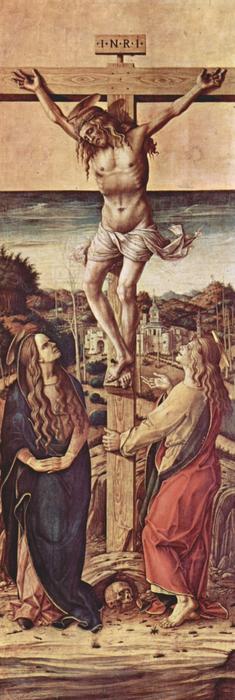 WikiOO.org - Güzel Sanatlar Ansiklopedisi - Resim, Resimler Carlo Crivelli - Crucifixion
