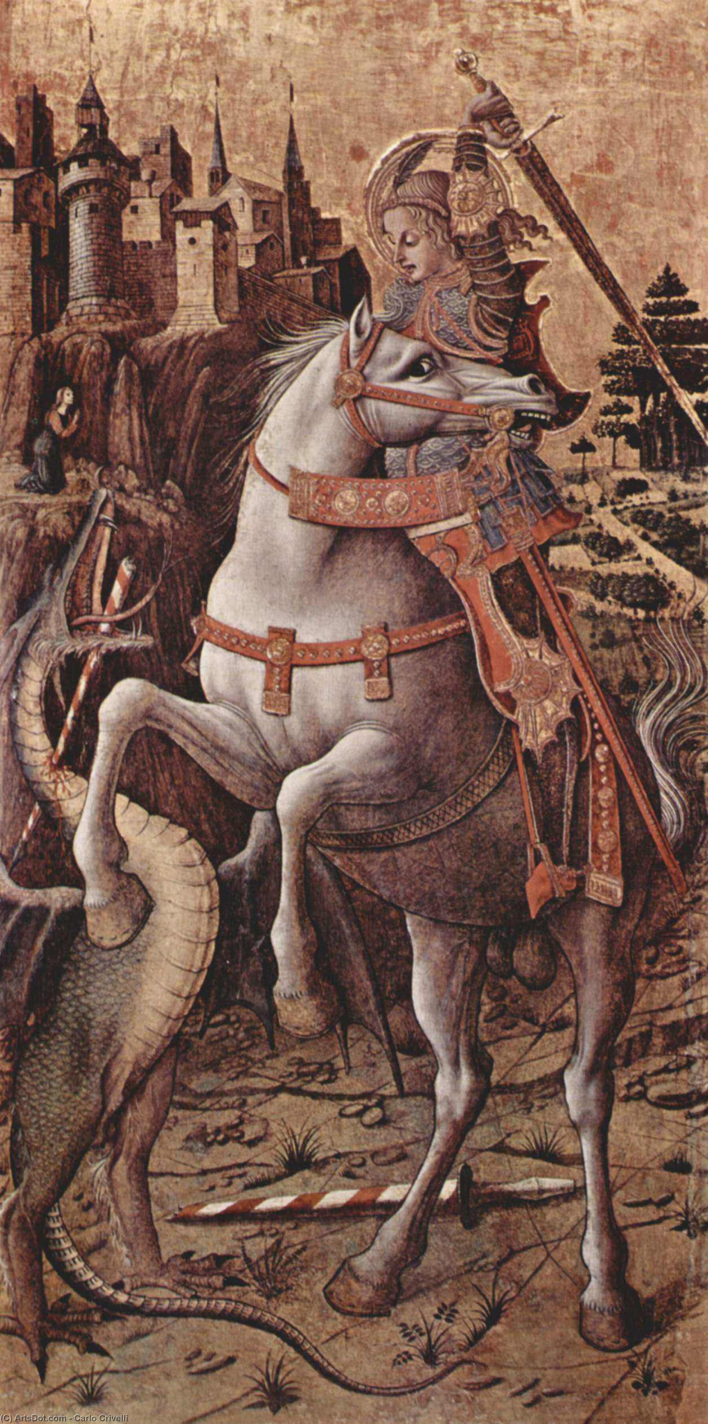 Wikioo.org - The Encyclopedia of Fine Arts - Painting, Artwork by Carlo Crivelli - Saint George
