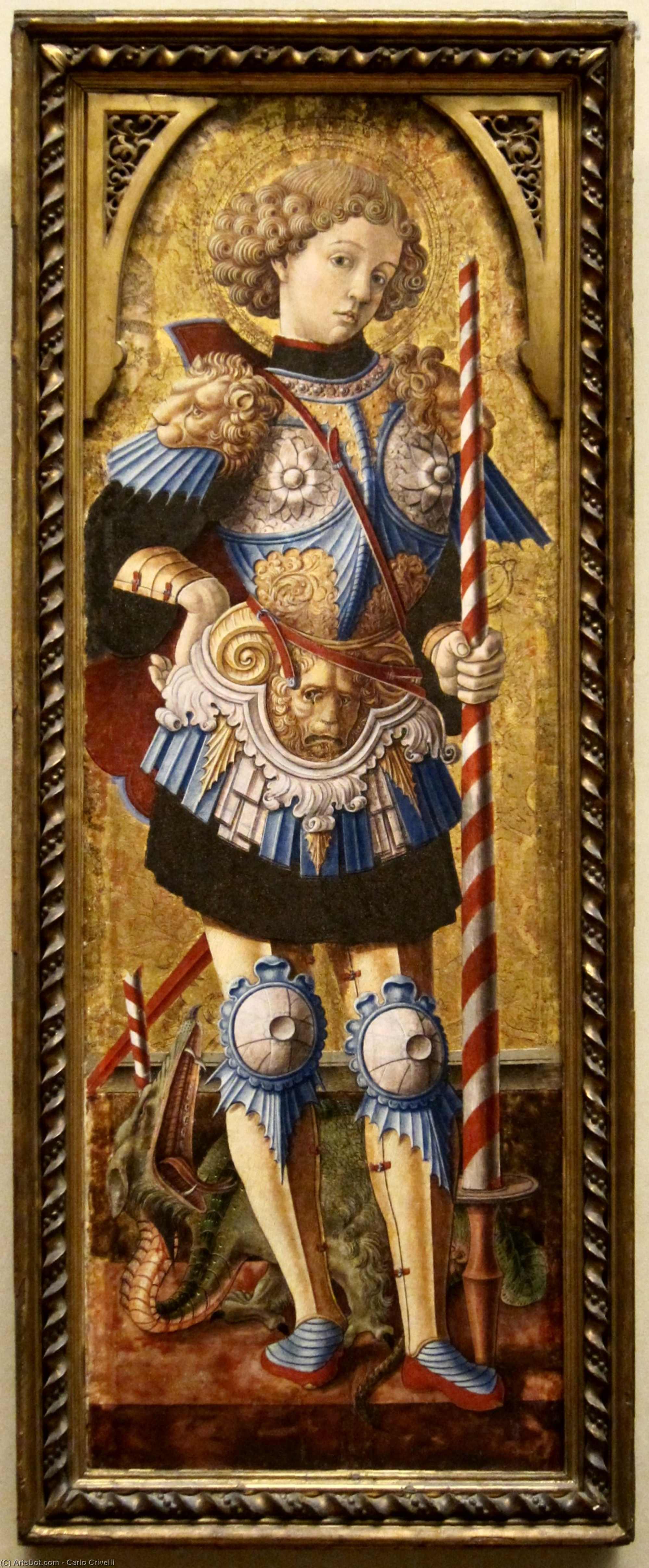 Wikioo.org - The Encyclopedia of Fine Arts - Painting, Artwork by Carlo Crivelli - Saint George