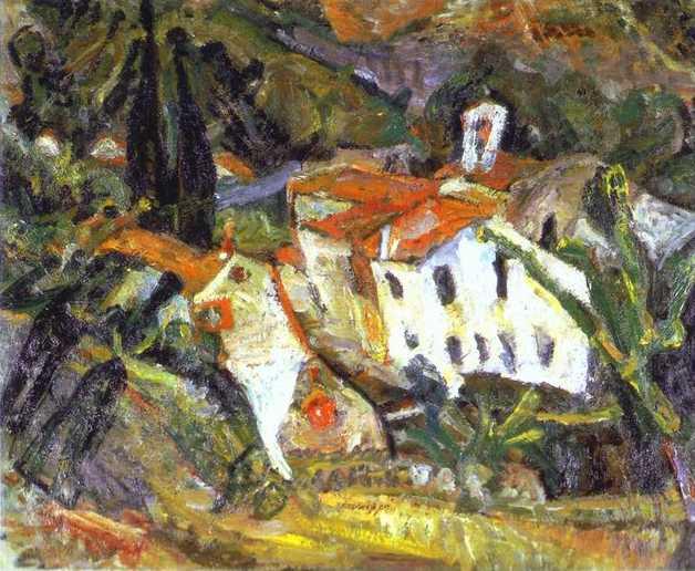 Wikioo.org - The Encyclopedia of Fine Arts - Painting, Artwork by Chaim Soutine - Ceret Lanscape