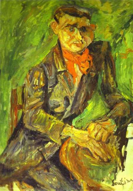 Wikioo.org - The Encyclopedia of Fine Arts - Painting, Artwork by Chaim Soutine - Portrait of Moise Kisling
