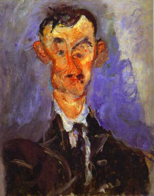 Wikioo.org - The Encyclopedia of Fine Arts - Painting, Artwork by Chaim Soutine - Portrait of Emile Lejeune