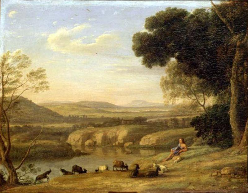 Wikioo.org - The Encyclopedia of Fine Arts - Painting, Artwork by Claude Lorrain (Claude Gellée) - Pastoral Landscape