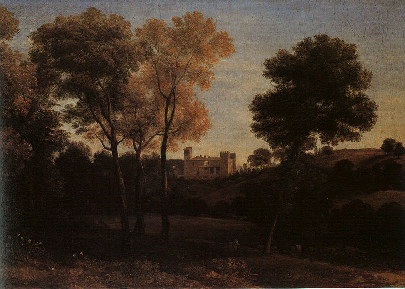 Wikioo.org - The Encyclopedia of Fine Arts - Painting, Artwork by Claude Lorrain (Claude Gellée) - View of La Crescenza