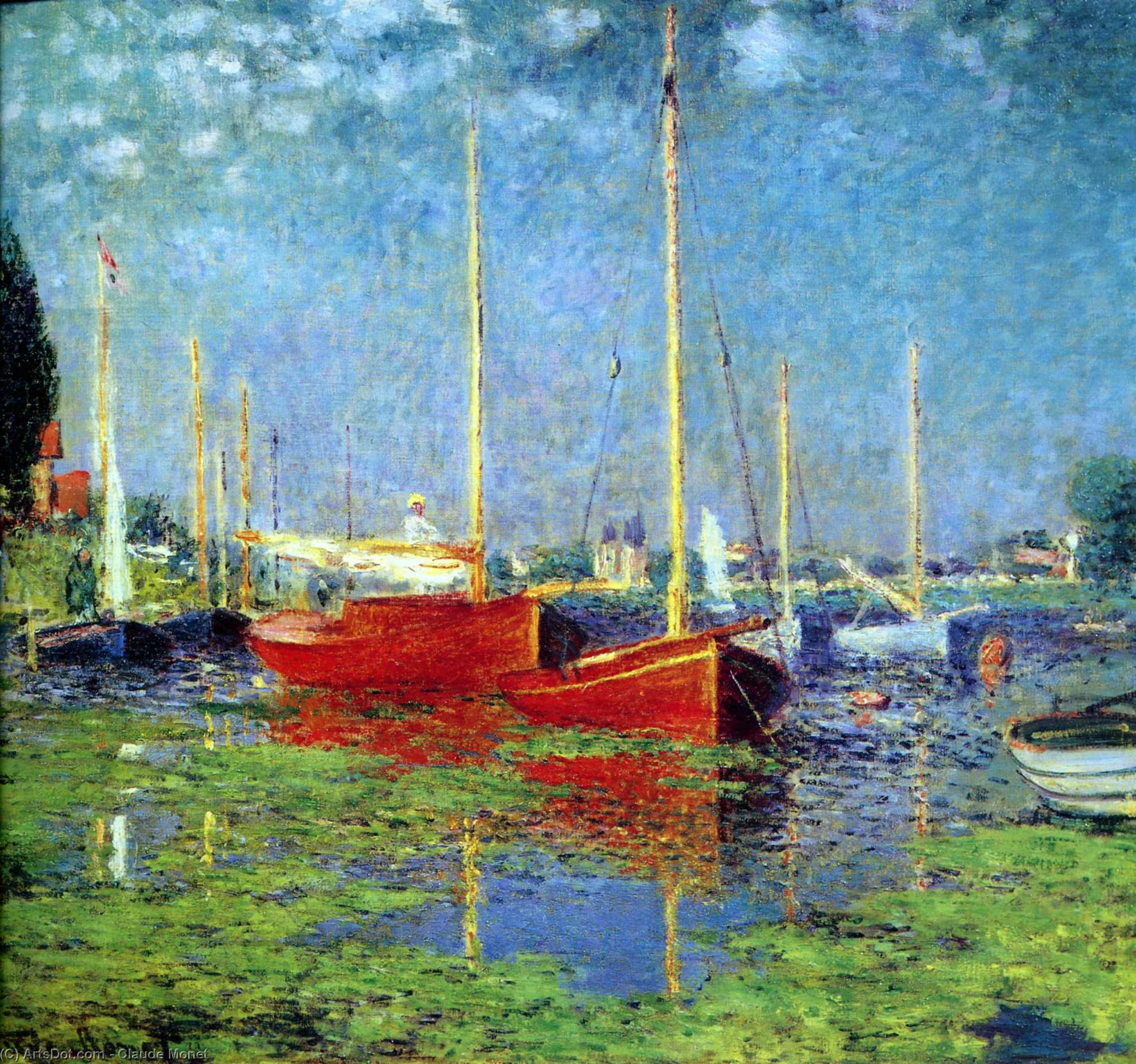 Wikioo.org - The Encyclopedia of Fine Arts - Painting, Artwork by Claude Monet - Argenteuil