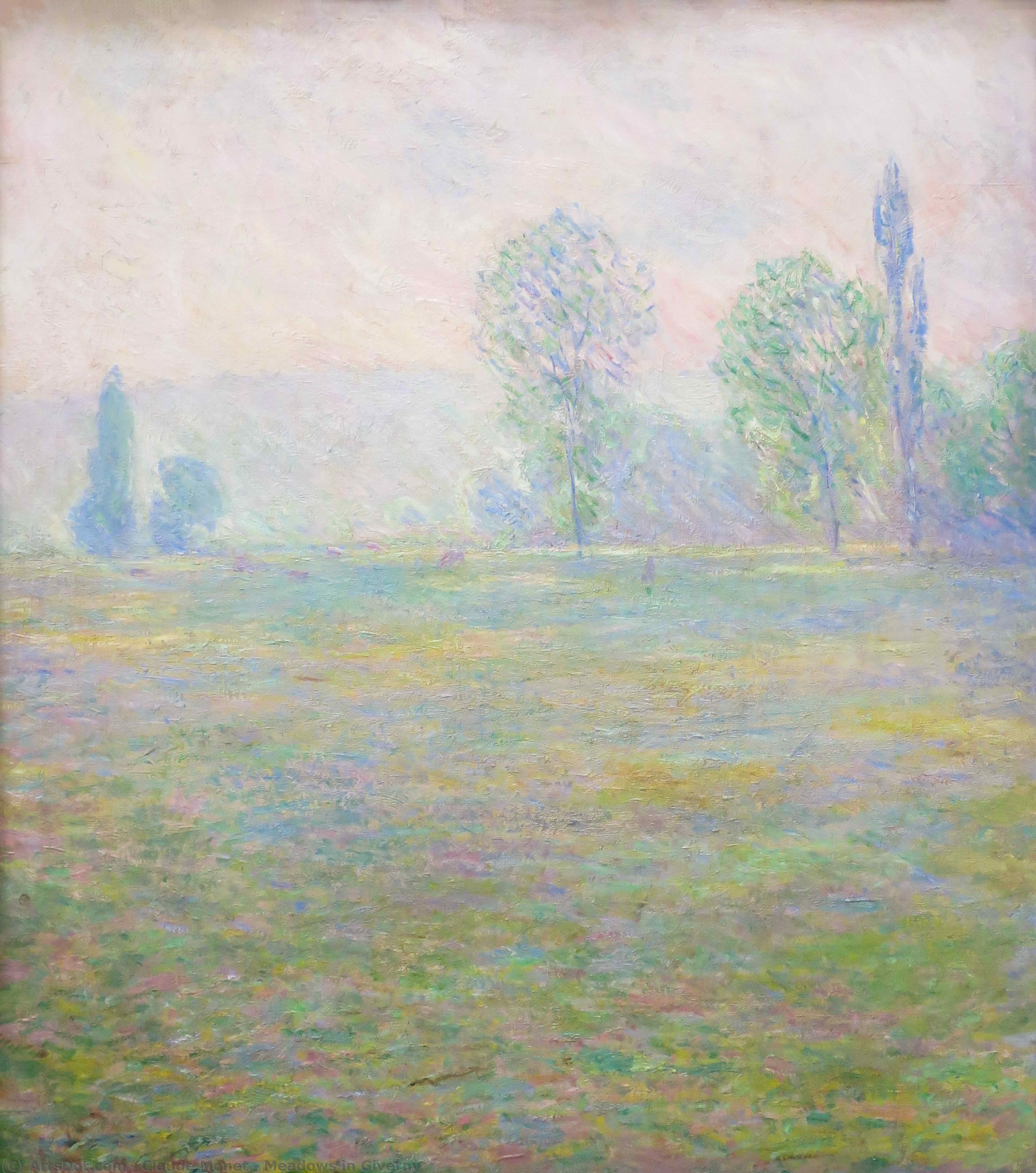 WikiOO.org - Encyclopedia of Fine Arts - Schilderen, Artwork Claude Monet - Meadows in Giverny