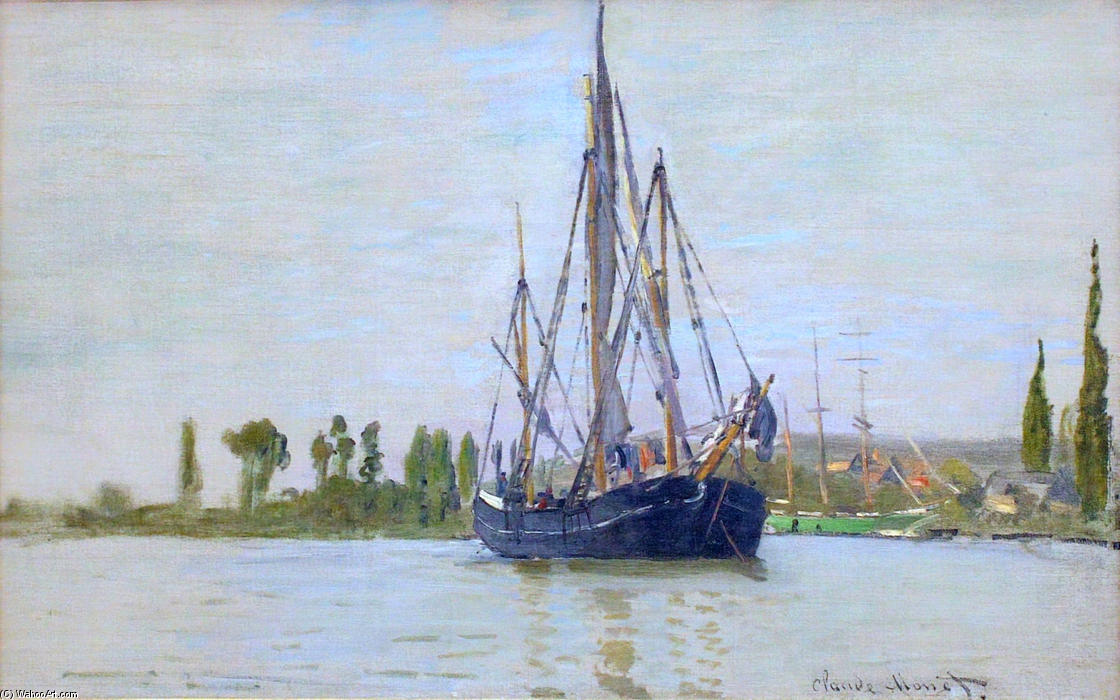 WikiOO.org - אנציקלופדיה לאמנויות יפות - ציור, יצירות אמנות Claude Monet - The Sailing Boat