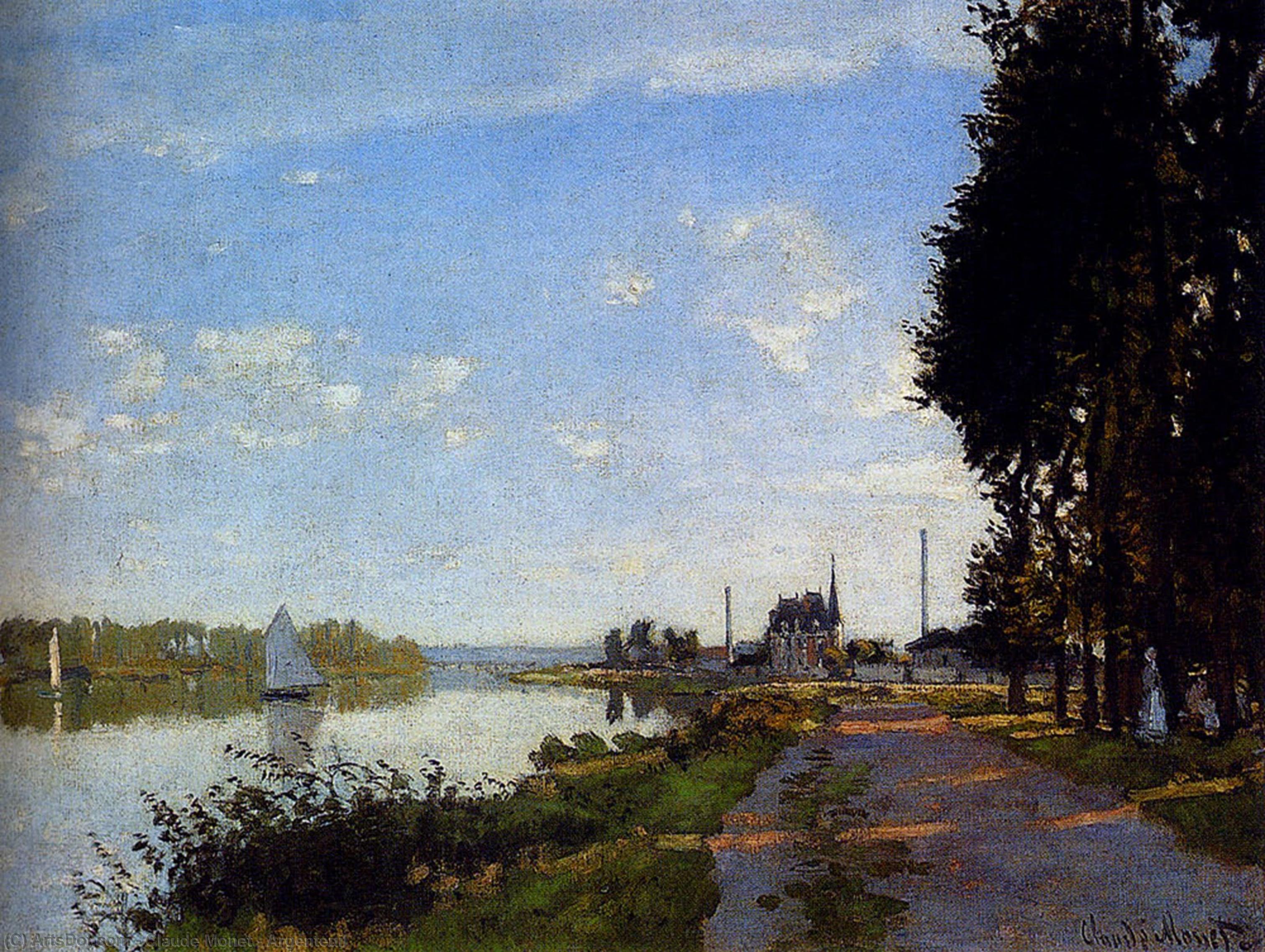 Wikioo.org - The Encyclopedia of Fine Arts - Painting, Artwork by Claude Monet - Argenteuil