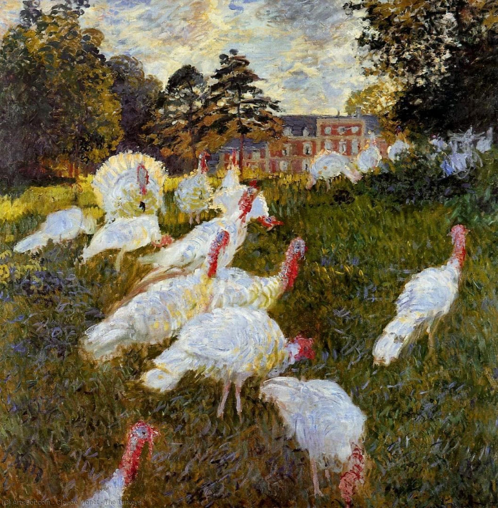 Wikioo.org - The Encyclopedia of Fine Arts - Painting, Artwork by Claude Monet - The Turkeys
