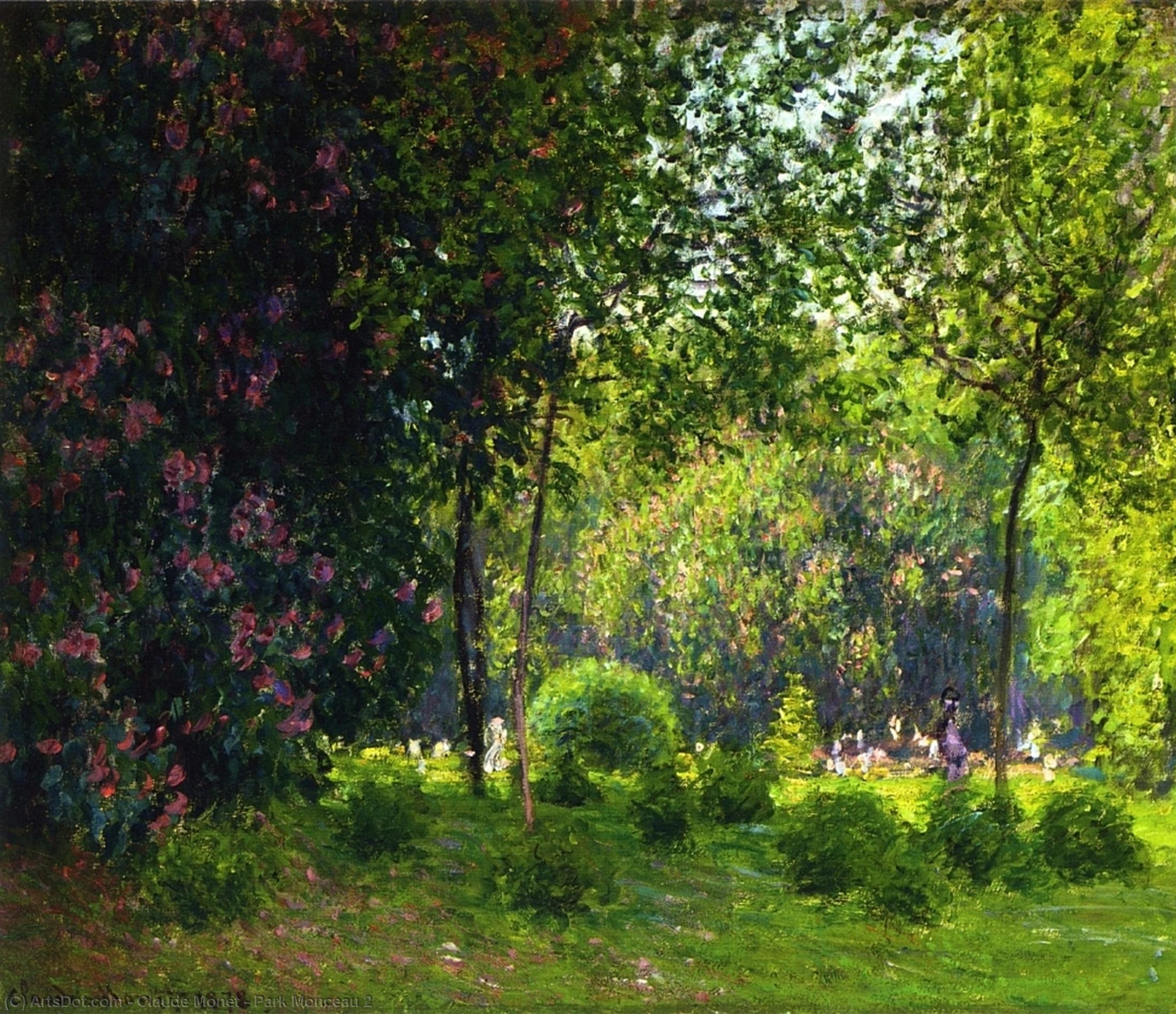 Wikioo.org – L'Enciclopedia delle Belle Arti - Pittura, Opere di Claude Monet - Parco Monceau 2
