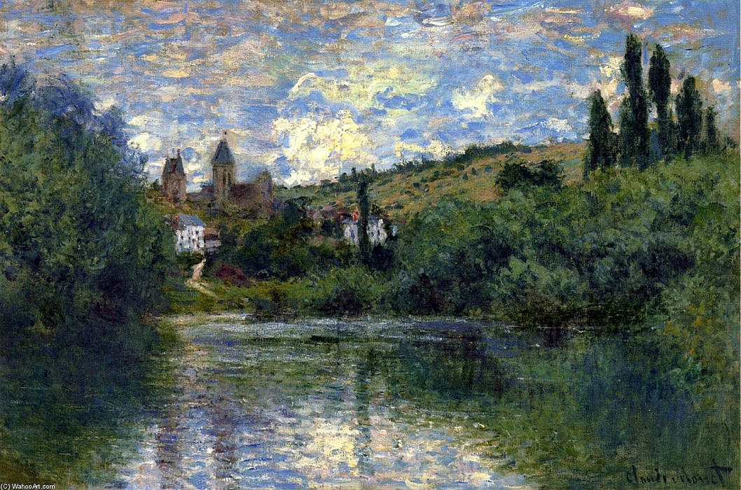 WikiOO.org - Enciklopedija dailės - Tapyba, meno kuriniai Claude Monet - Vetheuil