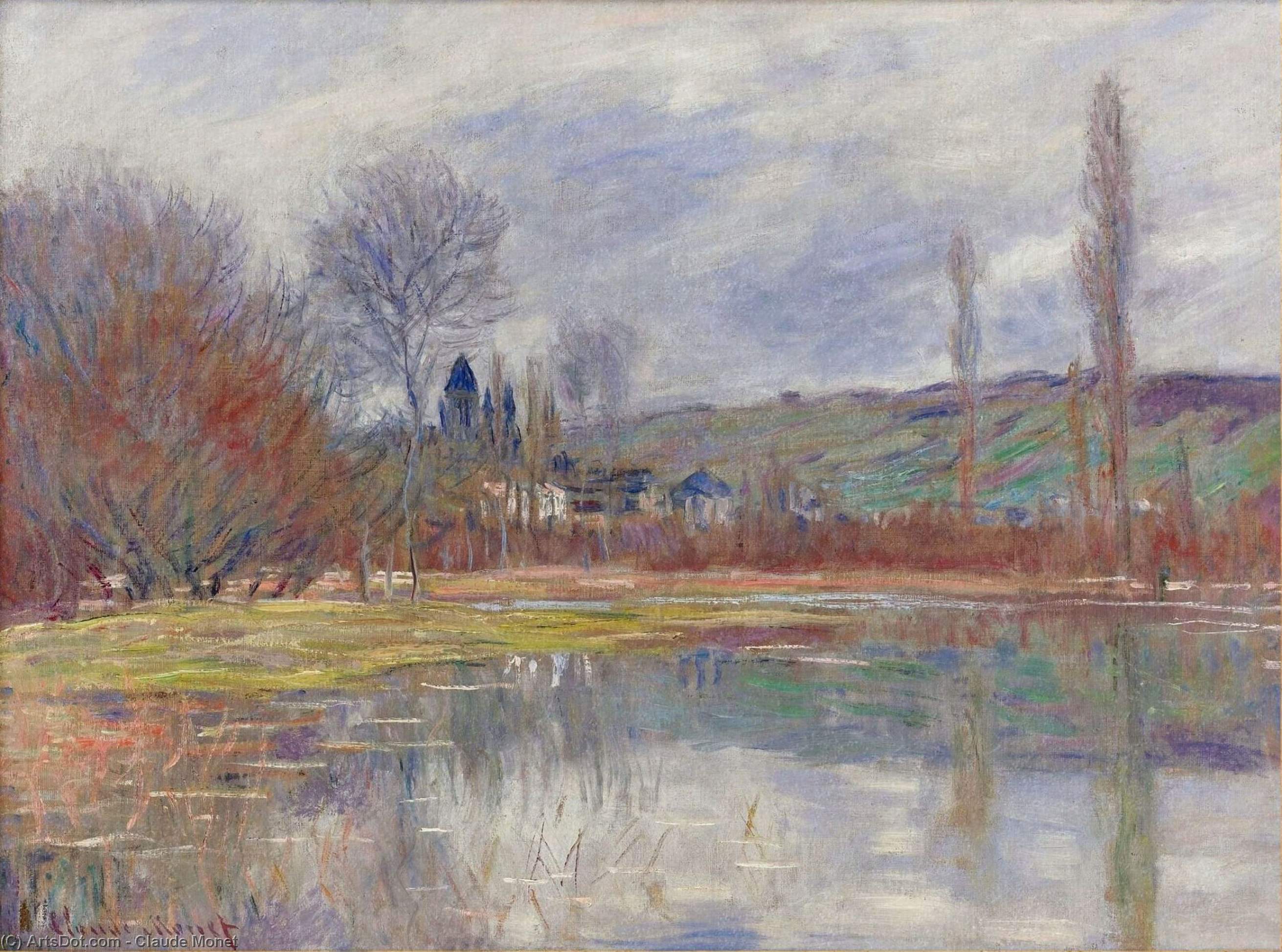 WikiOO.org - Enciklopedija dailės - Tapyba, meno kuriniai Claude Monet - The Spring at Vetheuil
