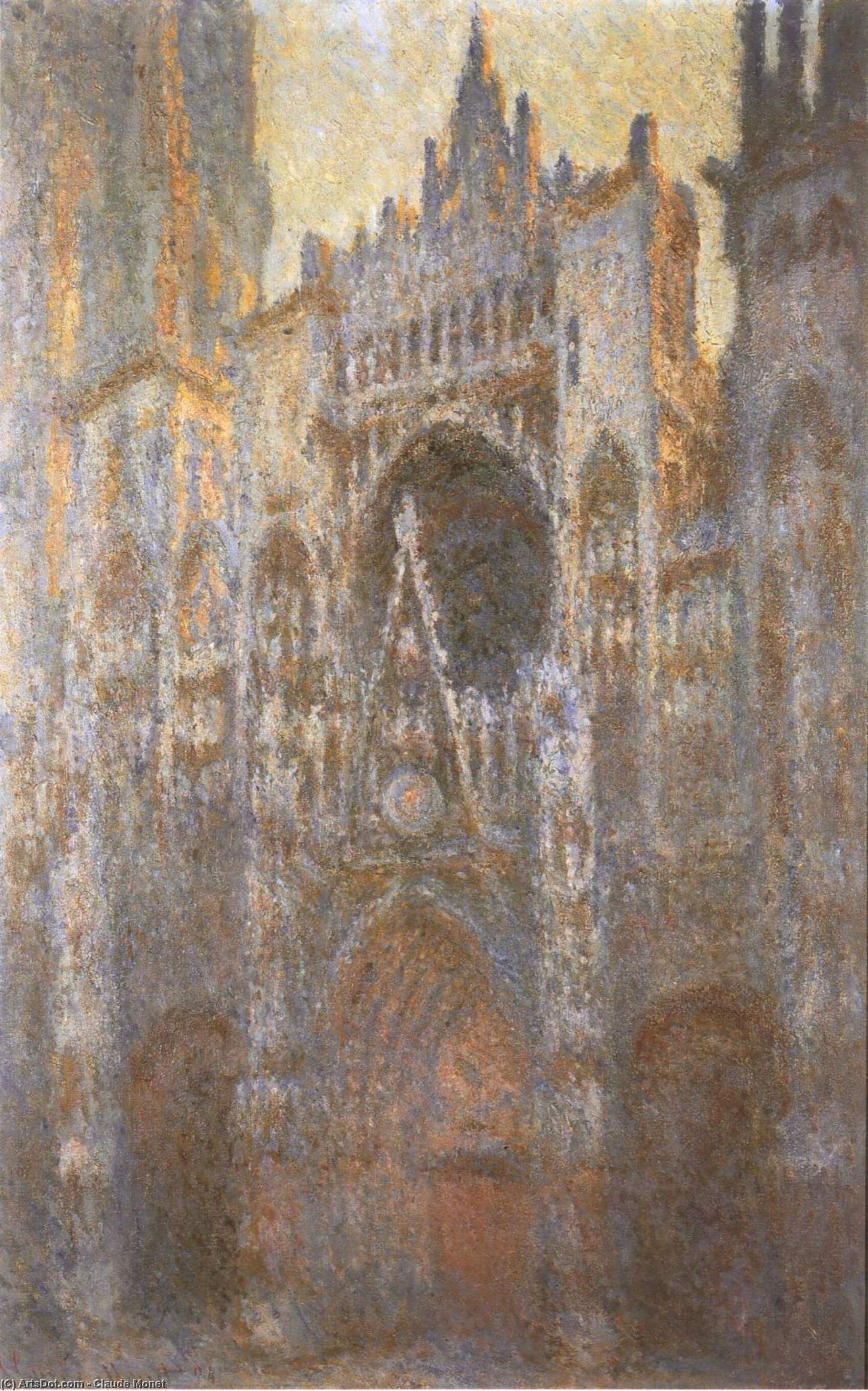 Wikioo.org - The Encyclopedia of Fine Arts - Painting, Artwork by Claude Monet - Rouen Cathedral 02