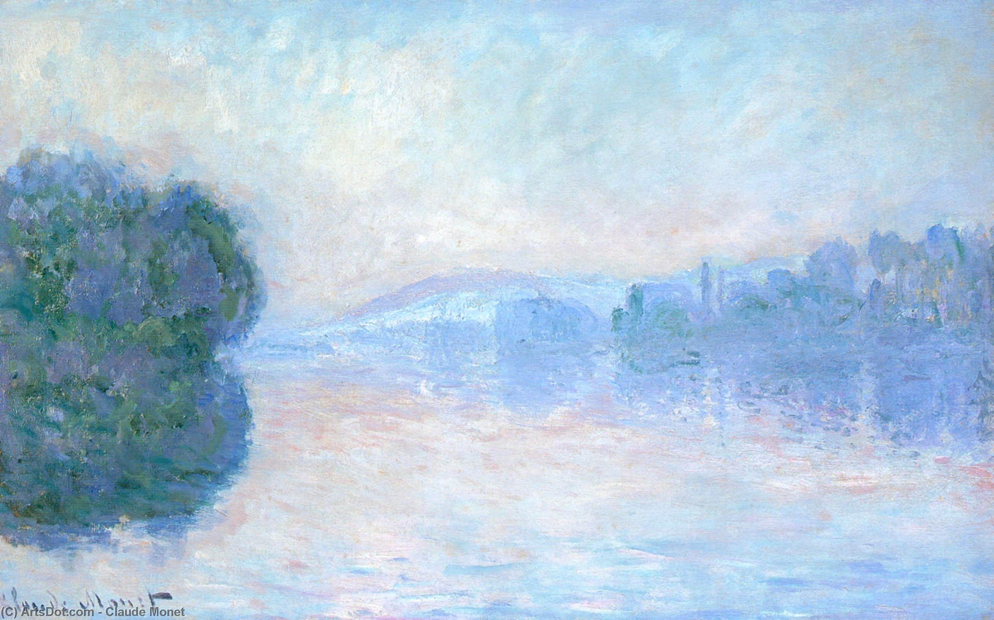 Wikioo.org - The Encyclopedia of Fine Arts - Painting, Artwork by Claude Monet - The Siene near Vernon