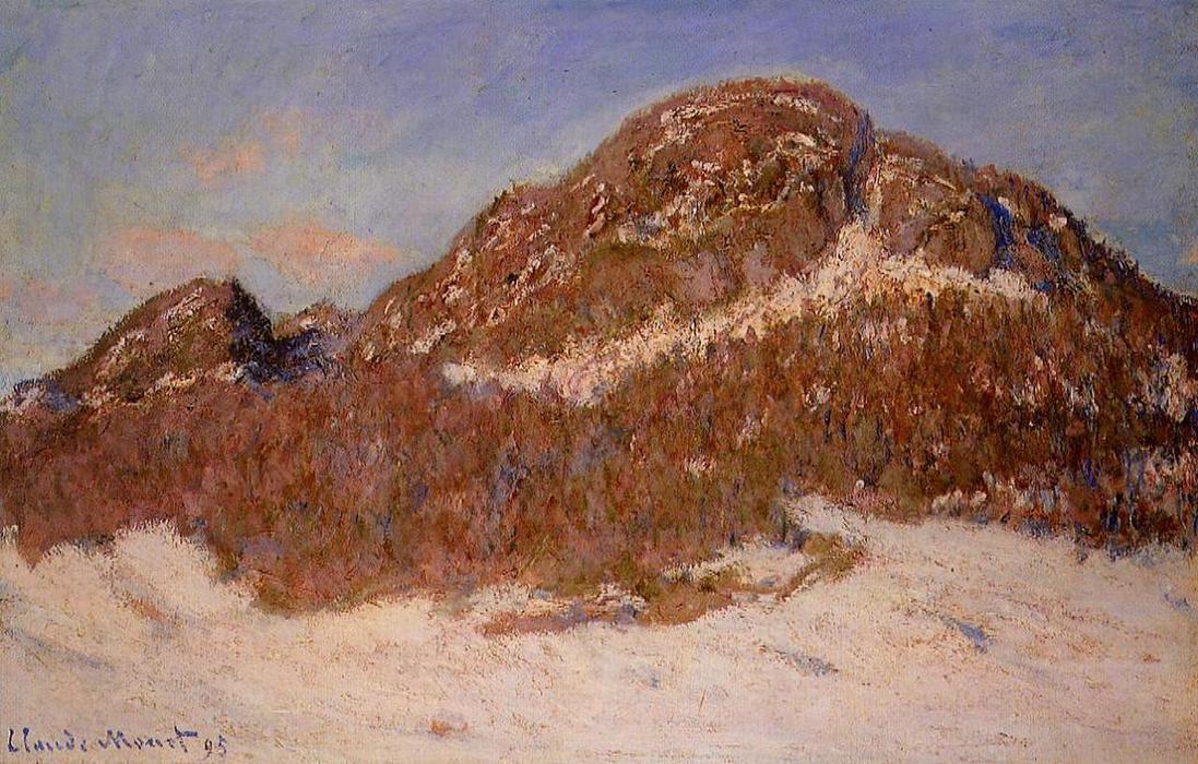 Wikioo.org - สารานุกรมวิจิตรศิลป์ - จิตรกรรม Claude Monet - Mount Kolsaas 3