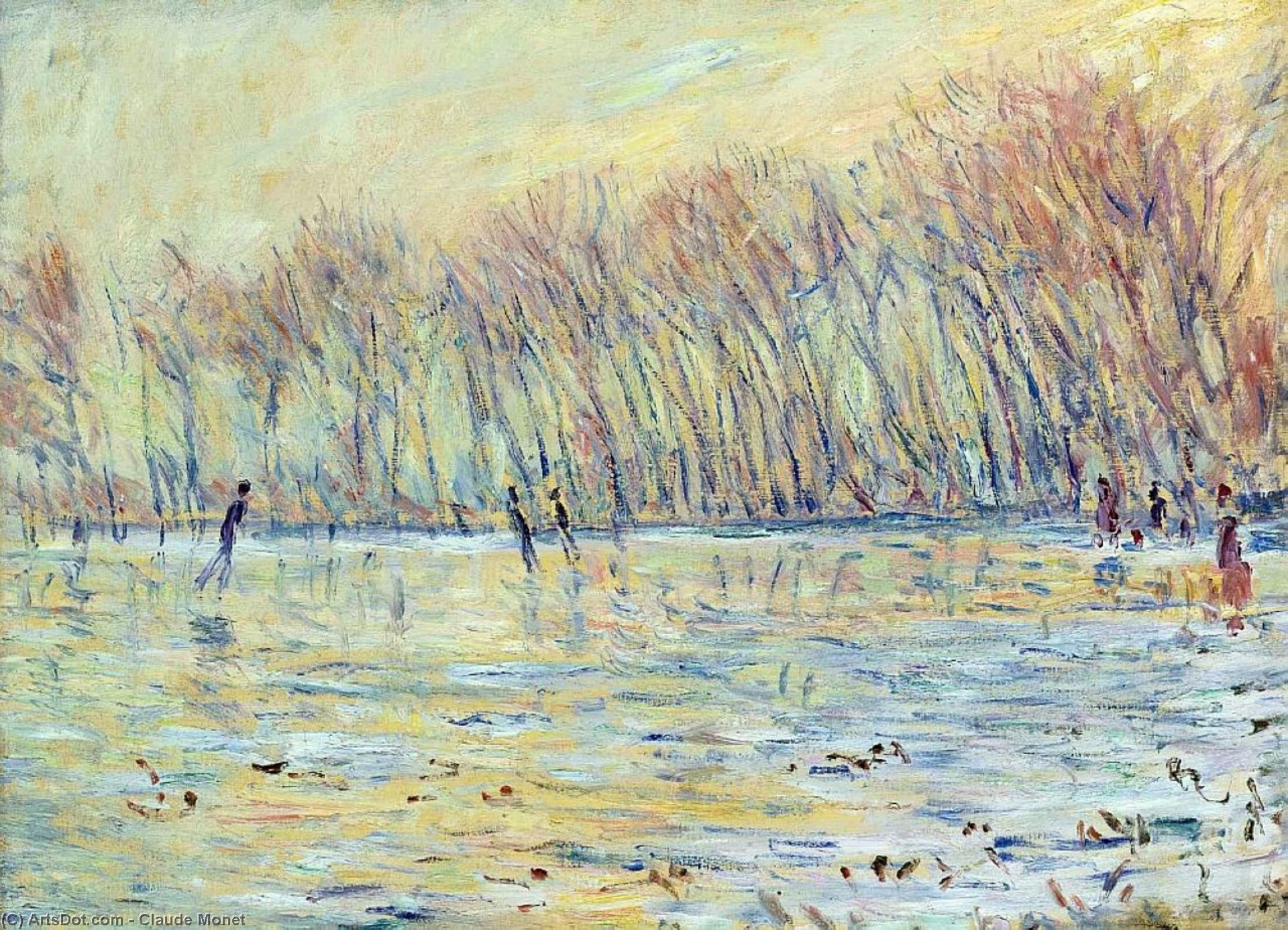 Wikioo.org - The Encyclopedia of Fine Arts - Painting, Artwork by Claude Monet - Scaters in Giverny