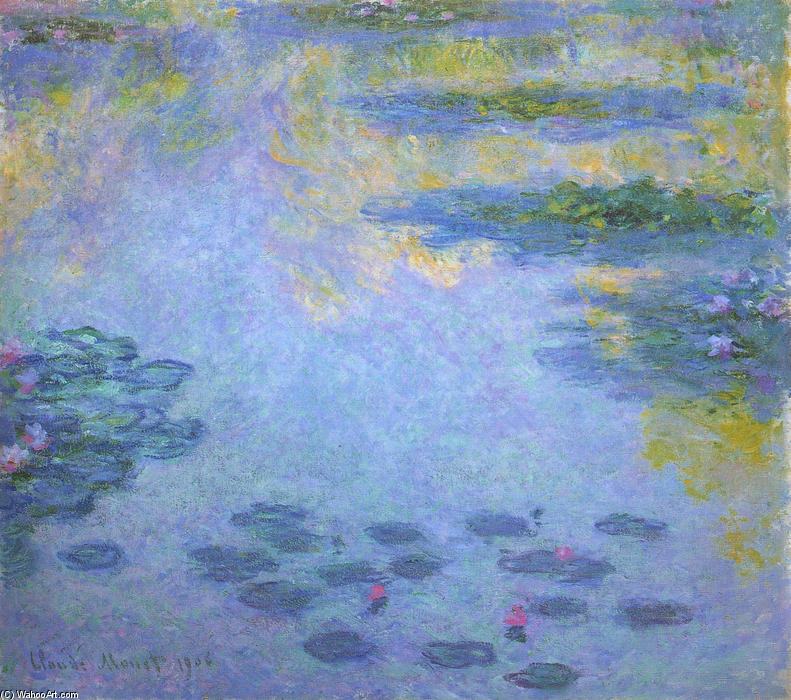 Wikioo.org - The Encyclopedia of Fine Arts - Painting, Artwork by Claude Monet - Water Lilies (19)