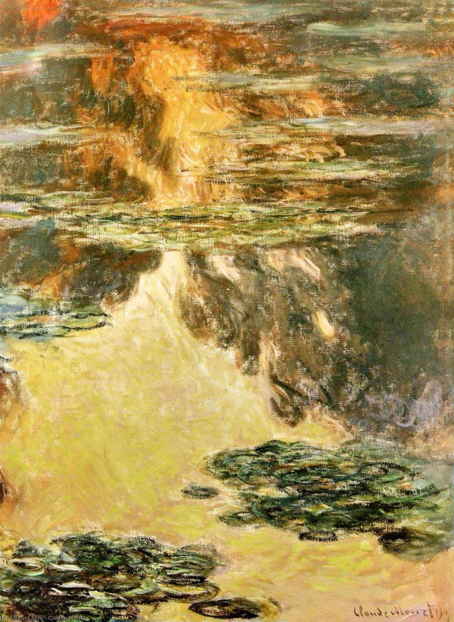 Wikioo.org - The Encyclopedia of Fine Arts - Painting, Artwork by Claude Monet - Water Lilies (25)
