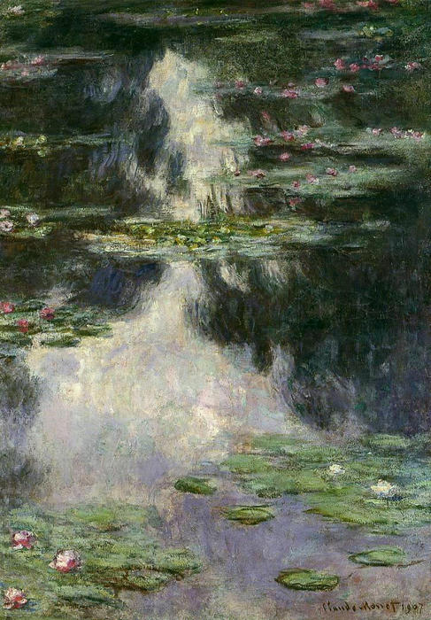 Wikioo.org – La Enciclopedia de las Bellas Artes - Pintura, Obras de arte de Claude Monet - lirios de agua 31
