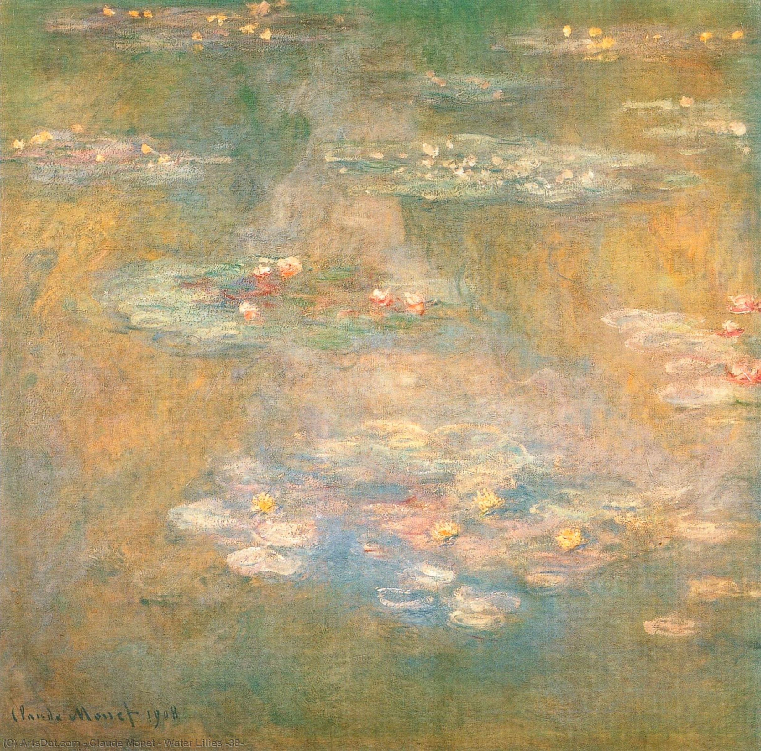 Wikioo.org - The Encyclopedia of Fine Arts - Painting, Artwork by Claude Monet - Water Lilies (38)