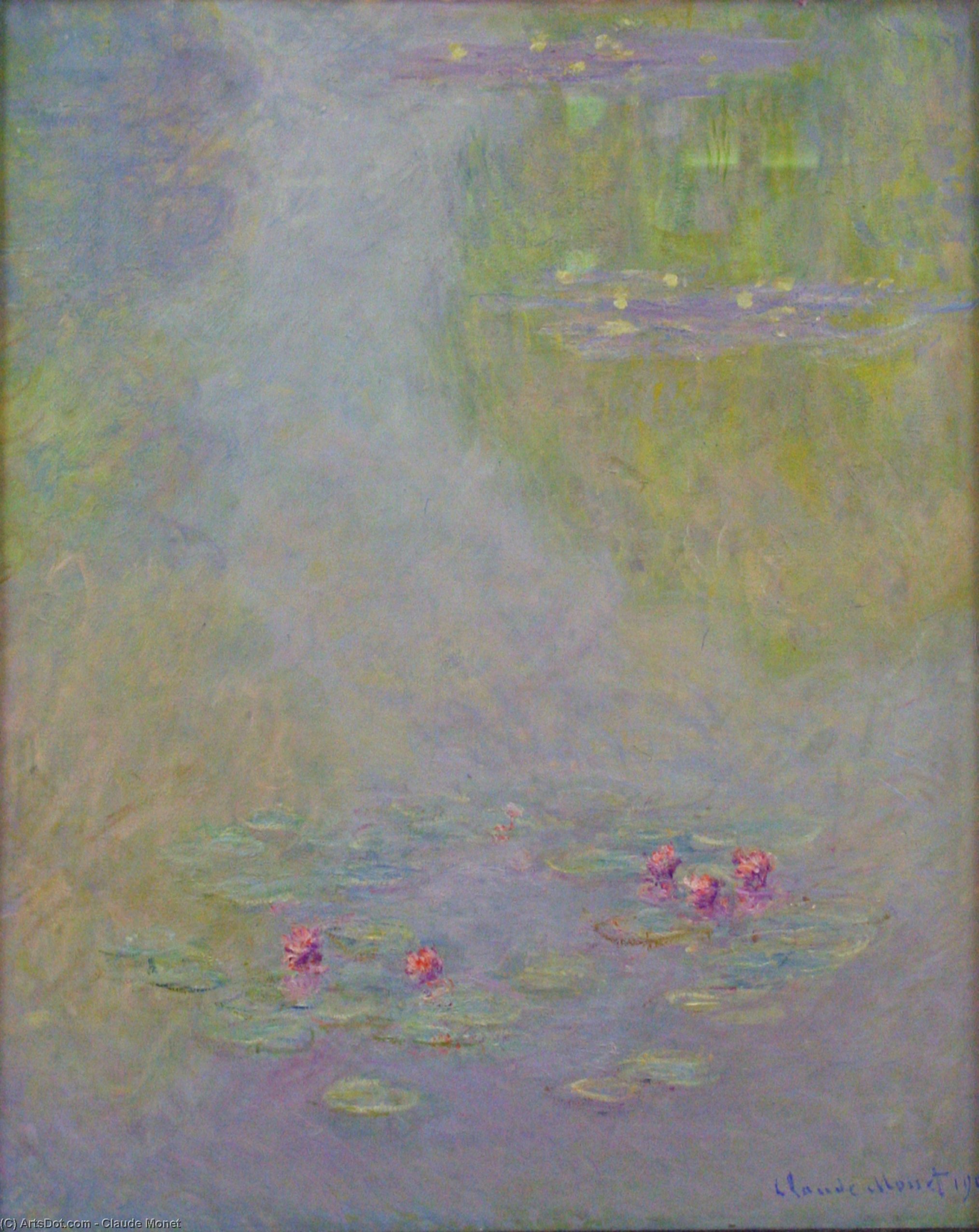 WikiOO.org - Enciklopedija dailės - Tapyba, meno kuriniai Claude Monet - Water Lilies (39)