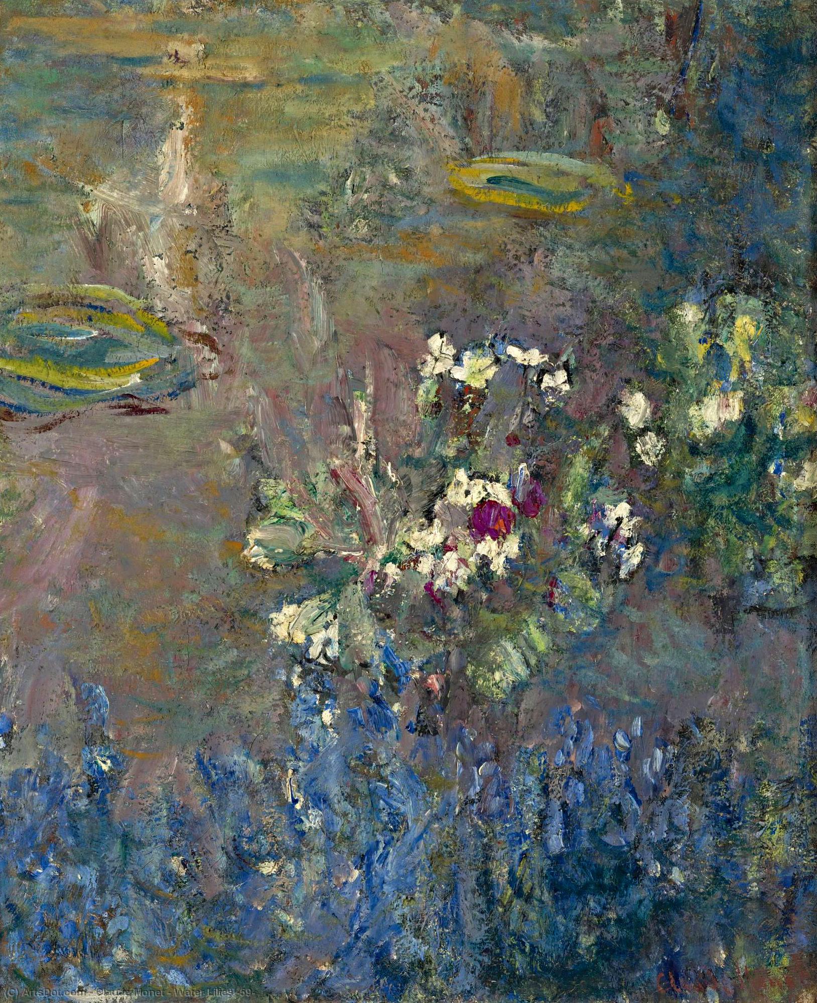 Wikioo.org - The Encyclopedia of Fine Arts - Painting, Artwork by Claude Monet - Water Lilies (59)