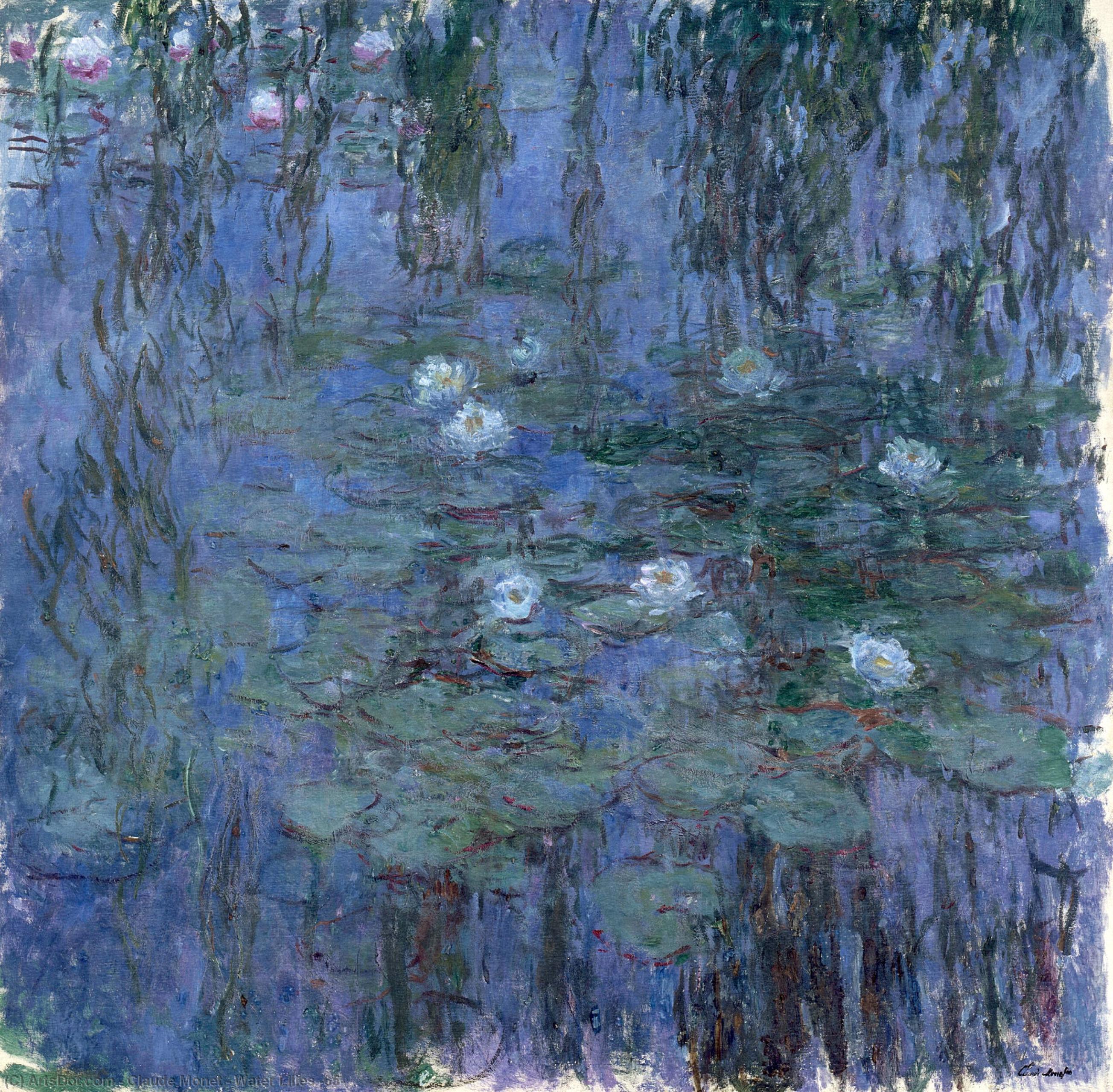 Wikioo.org - The Encyclopedia of Fine Arts - Painting, Artwork by Claude Monet - Water Lilies (65)