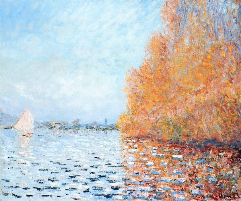 Wikioo.org - The Encyclopedia of Fine Arts - Painting, Artwork by Claude Monet - The Siene at Argentuil