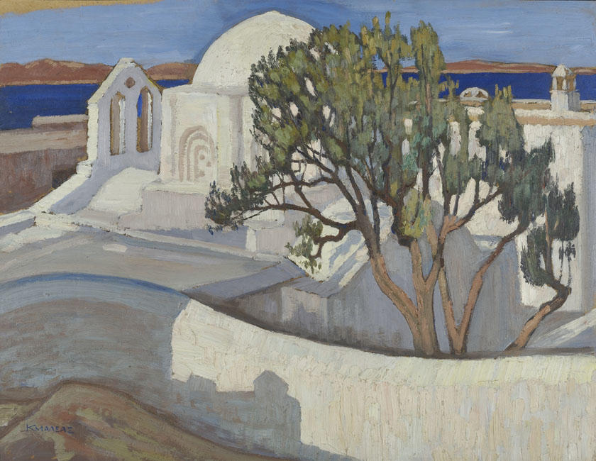 Wikioo.org – L'Enciclopedia delle Belle Arti - Pittura, Opere di Konstantinos Maleas - La Chiesa del Pantanassa, Naxos