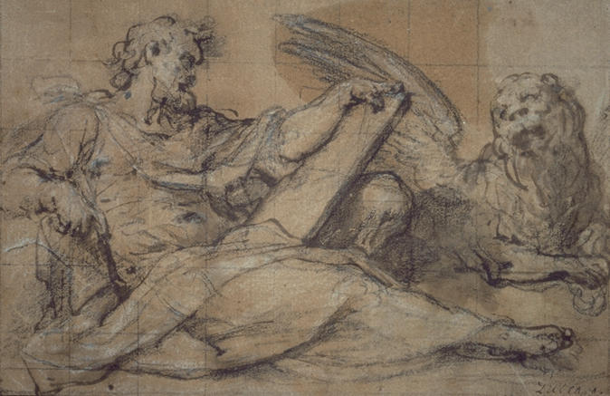 WikiOO.org - Enciclopedia of Fine Arts - Pictura, lucrări de artă Antonio Allegri Da Correggio - Saint Marc