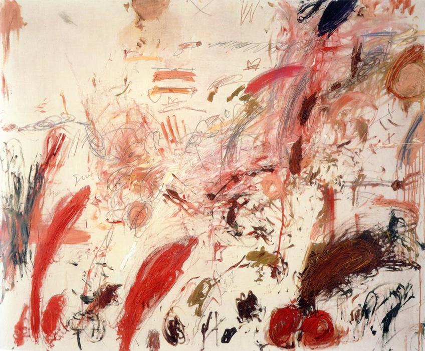 Wikioo.org - The Encyclopedia of Fine Arts - Painting, Artwork by Cy Twombly - Ferragosto IV