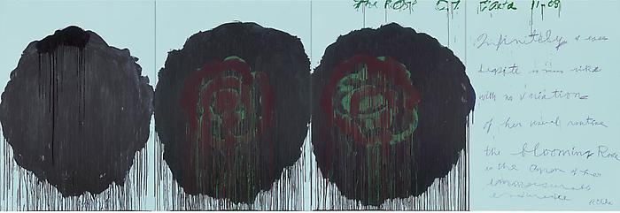 Wikioo.org - The Encyclopedia of Fine Arts - Painting, Artwork by Cy Twombly - The Rose (V)
