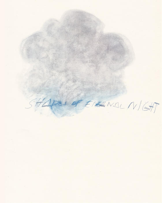 Wikioo.org - The Encyclopedia of Fine Arts - Painting, Artwork by Cy Twombly - Fifty Days at Iliam. Shades of Eternal Night