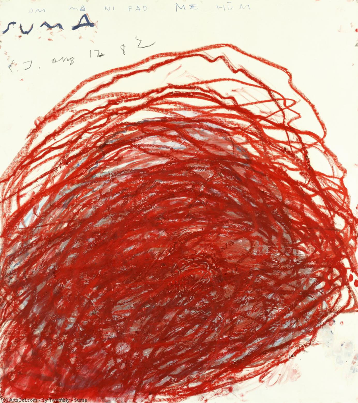 Wikioo.org - The Encyclopedia of Fine Arts - Painting, Artwork by Cy Twombly - Suma