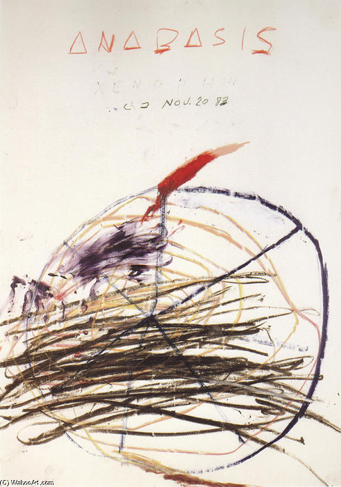 WikiOO.org - 百科事典 - 絵画、アートワーク Cy Twombly - アナバシス（Xenephon）