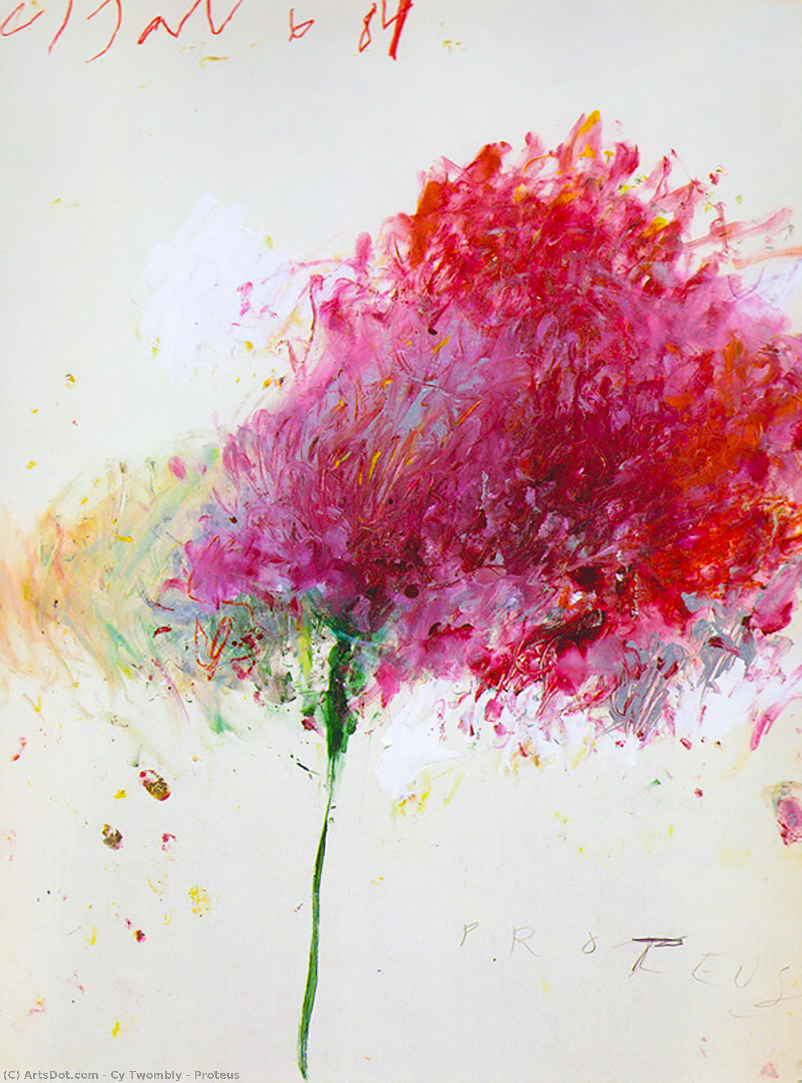 Wikioo.org - The Encyclopedia of Fine Arts - Painting, Artwork by Cy Twombly - Proteus
