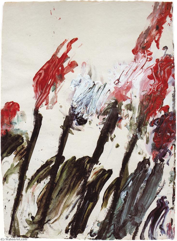 Wikioo.org - The Encyclopedia of Fine Arts - Painting, Artwork by Cy Twombly - Nicola's Irises