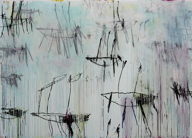 Wikioo.org - The Encyclopedia of Fine Arts - Painting, Artwork by Cy Twombly - Lepanto, panel 5