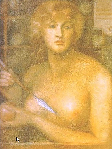 Wikioo.org - The Encyclopedia of Fine Arts - Painting, Artwork by Dante Gabriel Rossetti - Venus Verticordia