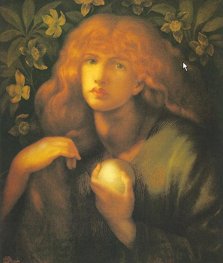 WikiOO.org - Енциклопедія образотворчого мистецтва - Живопис, Картини
 Dante Gabriel Rossetti - Mary Magdalen