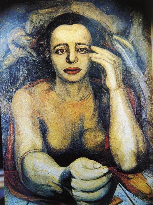 Wikioo.org - The Encyclopedia of Fine Arts - Painting, Artwork by David Alfaro Siqueiros - Portrait of Angelica