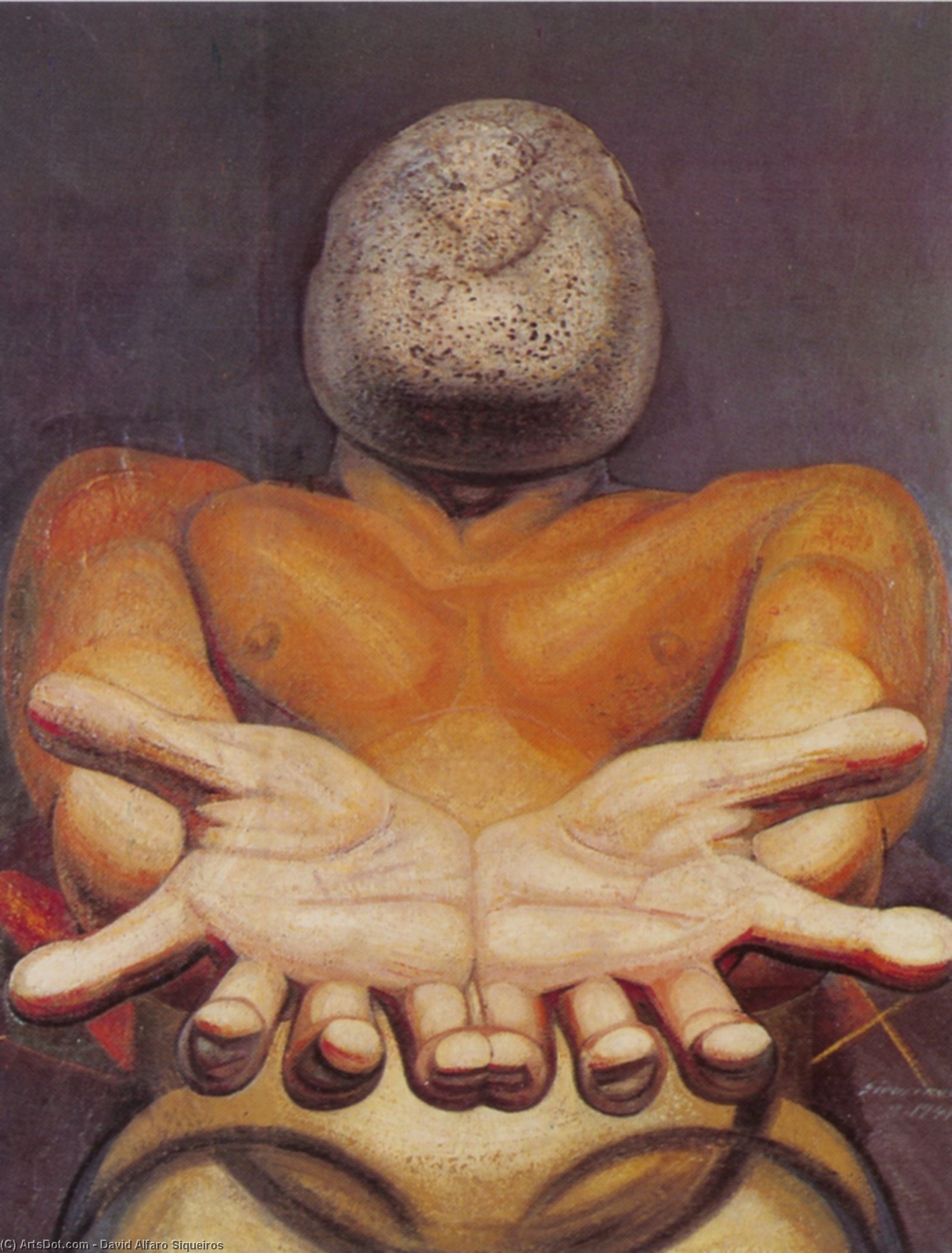 Wikioo.org - The Encyclopedia of Fine Arts - Painting, Artwork by David Alfaro Siqueiros - Our Present Image