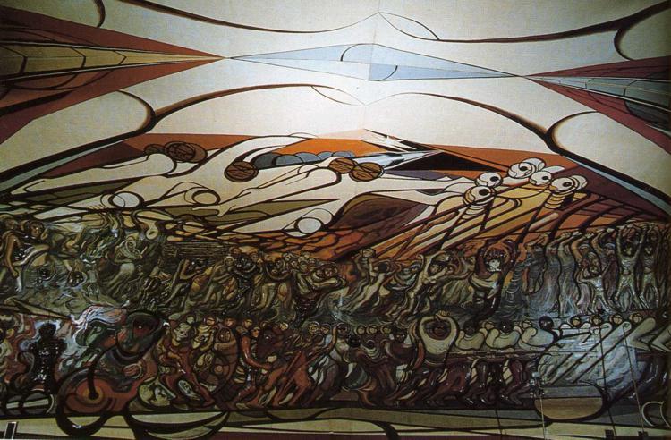 Wikioo.org - The Encyclopedia of Fine Arts - Painting, Artwork by David Alfaro Siqueiros - The March of Humanity