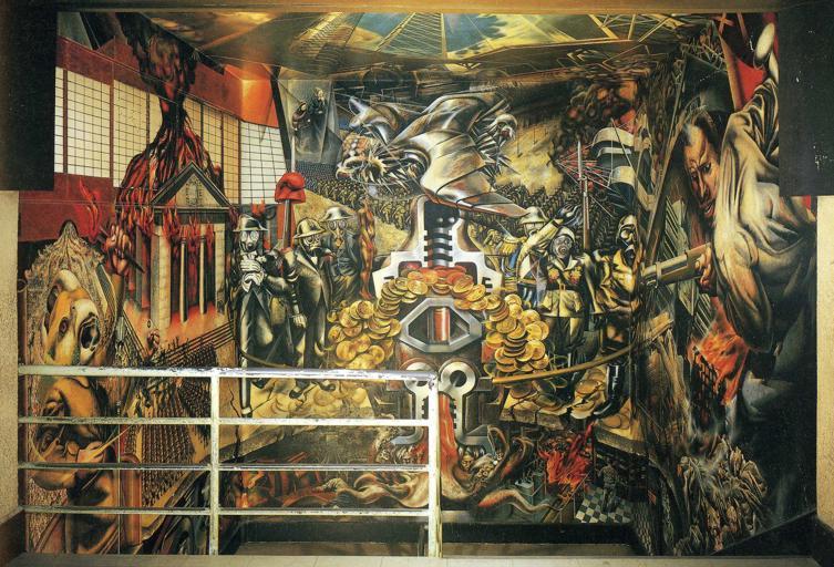 Wikioo.org - The Encyclopedia of Fine Arts - Painting, Artwork by David Alfaro Siqueiros - Portrait of the Bourgeoisie